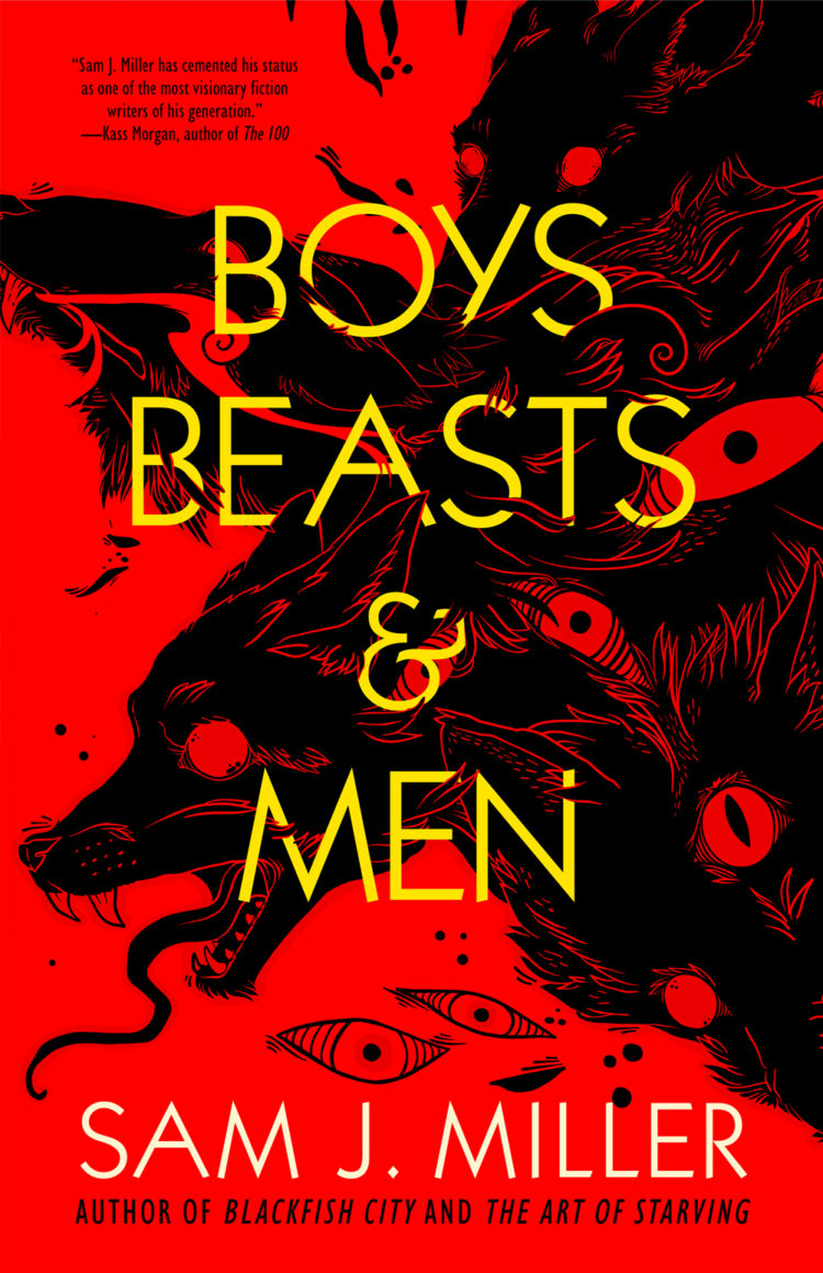 Cover of BOYS, BEASTS, & MEN, a collection by Sam J. Miller.