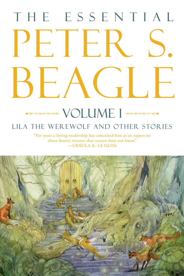 Essential Peter S. Beagle cover, art by Stephanie Law, design by Elizabeth Story
