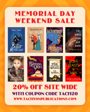 Memorial Day Sale graphic - 20% off sitewide