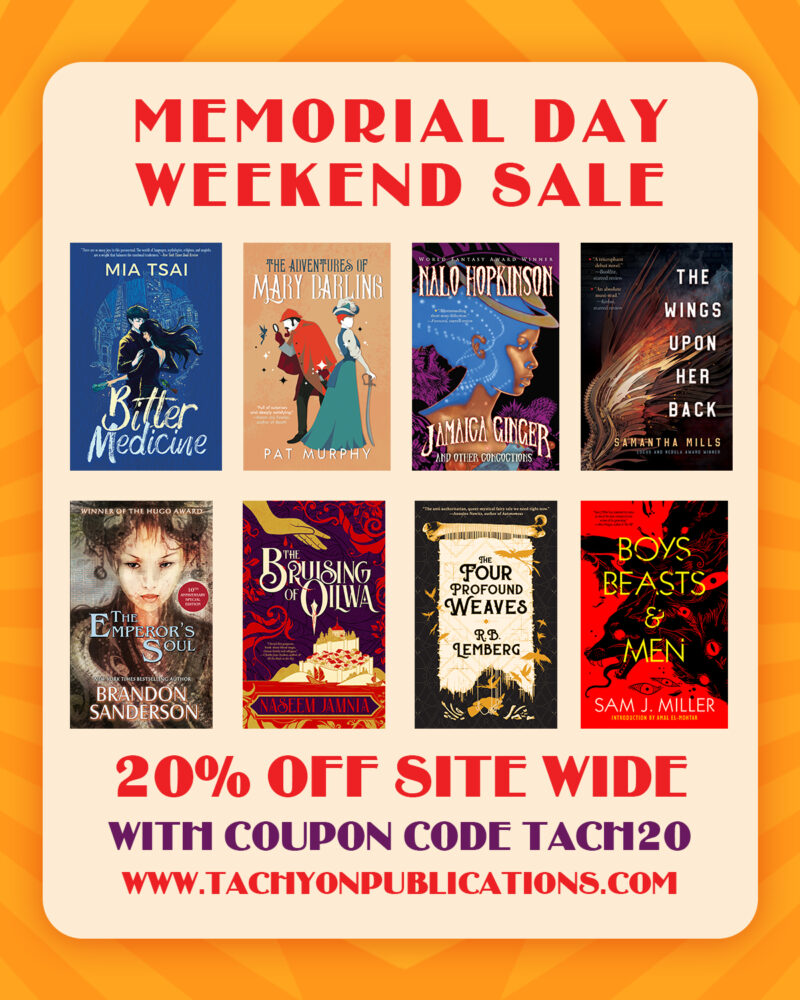 Memorial Day Sale graphic - 20% off sitewide
